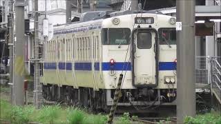 JR九州　鹿児島車両センターから 折り返しキハ47鹿児島中央駅～慈眼寺（347D　宮田踏切　撮影日2024 4 22