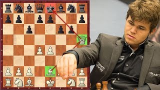 Unbelievable! Magnus Carlsen Faces A Queen Sacrifice On Move 4