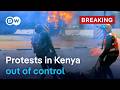 Kenya: Several people reported shot dead as thousands storm parliament building | DW News