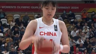 中国女篮VS新西兰！李缘张茹防守真拼命！李月汝完全不在状态啊