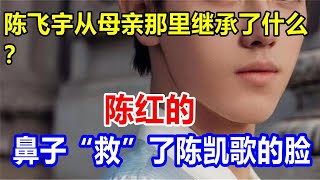 陈飞宇从母亲那里继承了什么？陈红的鼻子“救”了陈凯歌的脸