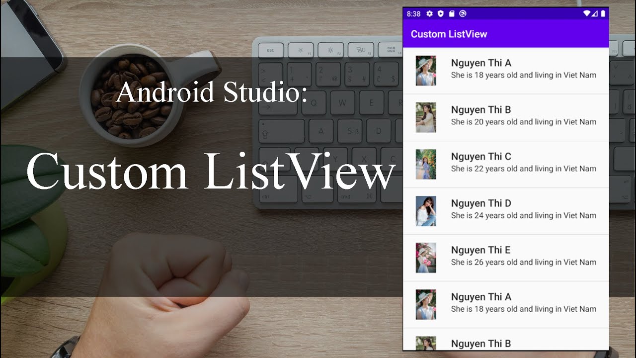 Android Studio Simple Listview Development Tutorial
