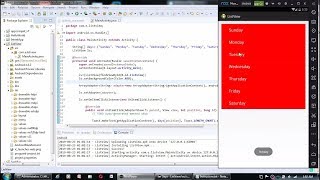ListView In Android | Eclipse