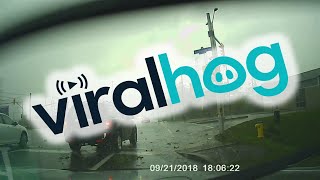Car Gets Caught in Tornado's Path || ViralHog