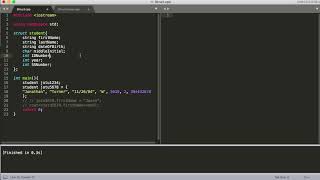 Data Structures Tutorial - 9 - Introduction to Structs and the Dot(.) Operator