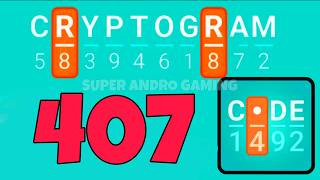 CRYPTOGRAM 407