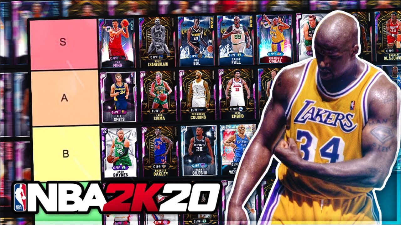 RANKING THE BEST CENTERS IN NBA 2K20 MyTEAM!! (Tier List May) - YouTube