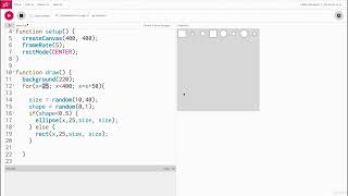 Creative Coding p5 js 0403 CONCEPT Nested For Loop