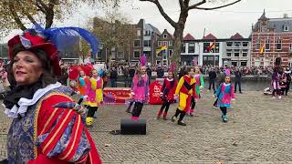 De Pietenkidz! Optreden tijdens de intocht van Sinterklaas in Vlaardingen 2024