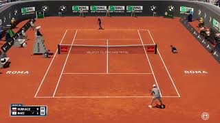 H. Hurkacz vs S. Baéz [Roma 24]| Round 4 | AO Tennis 2 Gameplay #aotennis2 #AO2