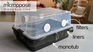 Microppose Monotub Line – Mushroom grow kits