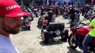 'W******S!' - BILLY JOE SAUNDERS GIVES HIS ALTERNATIVE VIEW ON THE BIKERS RALLY IN GIBRALTAR