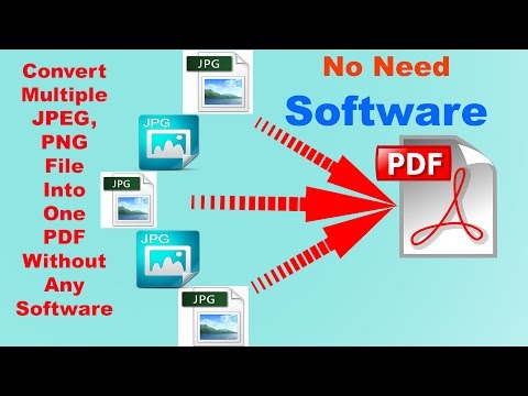 How to Convert Multiple JPG files Into one PDF without any Software How to Convert Multiple JPG files Into one PDF without any Software