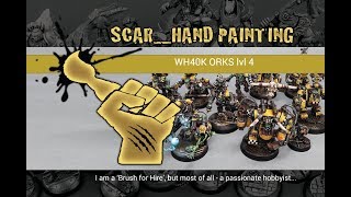 Scarhandpainting 40K ORKS 171113