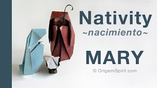 How to Make a Christmas Nativity -MARY :: Pesebre Navidad -MARIA