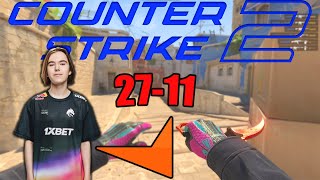 DONK (27/11) INSANELY CRISP AIM w/magixx FACEIT | Mirage | CS2 POV