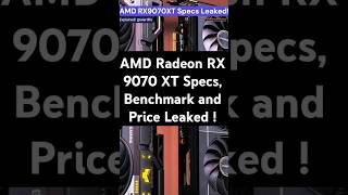 AMD Radeon RX9070 XT LEAK: RDNA 4 GPU Specs \u0026 Benchmarks EXPLAINED! #new #amd #gpu #gaming #shorts