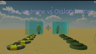 New landmine vs Old landmine|Chicken gun|Новая мина против старой мины