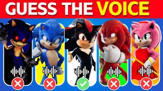 Guess Sonic The Hedgehog 3 Characters by Dance, Voice and Memes | Sonic The Hedgehog 3 Movie Quiz