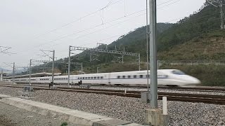 CRH2A+CRH2A, China High Speed train 中國高速列車 (D2303福州南至深圳北, FuZhou to ShenZhen Train)