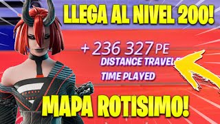 ROTISIMO! SUBE 8 NIVELES MAPA DE XP CAPITULO 6 FORTNITE - COMO SUBIR RAPIDO 100 NIVELES FORTNITE XP