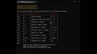 CLI Calculator using TypeScript (Demo)