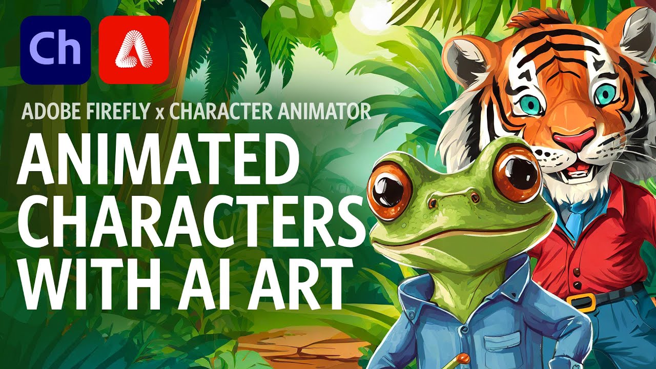 Making Animated Characters With AI Art (Adobe Character Animator ...