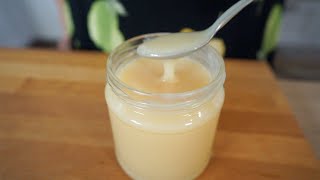 HOMEMADE CONDENSED MILK - Quick and easy recipe, how to make condensed milk