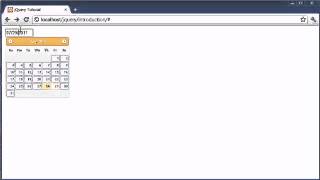 jQuery Tutorial 154 Datepicker