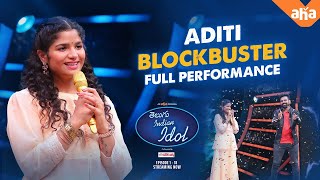 Aditi Bhavaraju | Telugu Indian Idol | Ok Bangaram - Yedho Adaganaa | AR Rahman
