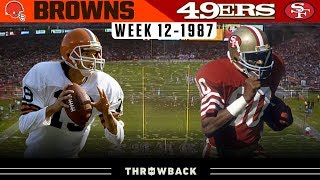 Legendary Teams Meet in Primetime! (Browns vs. 49ers 1987, Week 12)