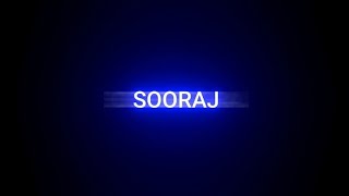 🥀Ataa Pataa Rahe Na Kisi Ka Humein || Sooraj Dooba Hain - Song Status || New Black Screen Status©