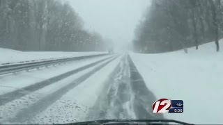 Northern RI sees most snow