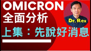 (中英字幕)omicron全面分析(上集): 先談談好消息what we know about Omicron thus far: the good news