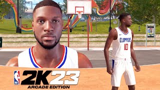 NBA 2K23 ARCADE EDITION MY CAREER GAMEPLAY! Build Creation, MyCourt & More Mobile Ep 1