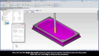 SolidCAM Jumpstart - Simulate the tool path and generate GCode