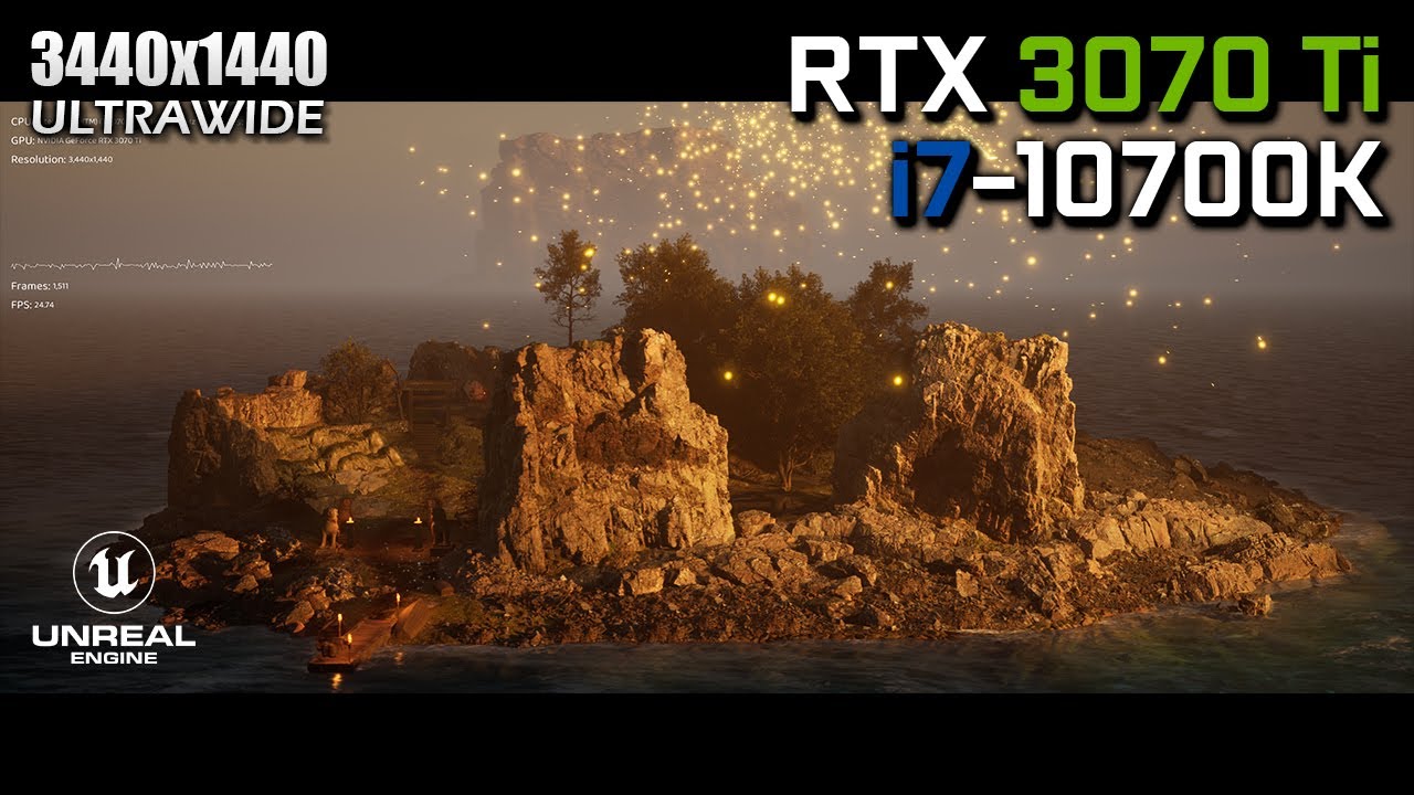 Unreal Engine 5: EzBench Benchmark - RTX 3070 Ti & I7-10700K ...