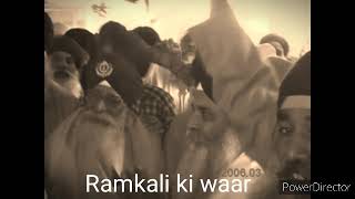 Ramkali ki waar- bhai Gurmeet Singh ji