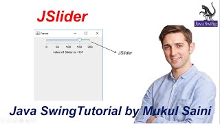 #43 Java Swing Tutorial | JSlider in Java