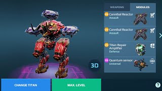 Minos Cannibal Reactor Sonic 11.3M Damage | War Robots Gameplay