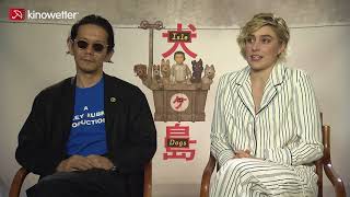 Interview Kunichi Nomura \u0026 Greta Gerwig ISLE OF DOGS