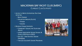 Public Hearing for an EGLE Application submitted by the Macatawa Bay Yacht Club - December 8, 2022