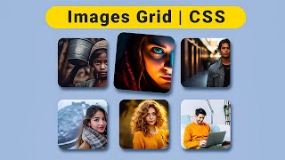 Create a Responsive CSS Image Grid with Smooth Transforms & Hover Animations 2025 Tutorial #css