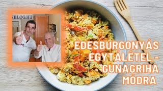 Gunagrihával főztünk - rakott édesburgonyás egytálétel -  vegán, gluténmentes I veganblog.hu