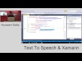 Text To Speech with Xamarin Forms