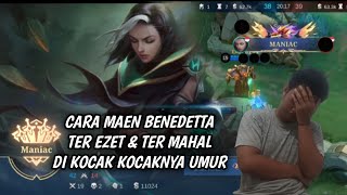 UMUR SEGINI EMANG LAGI KOCAK KOCAKNYA MAEN BENEDETTA || MOBILE LEGENDS