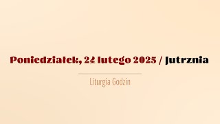 #Jutrznia | 24 lutego 2025