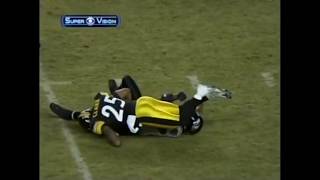 2008 AFCCG - Willis McGahee Brutal Knockout Hit by Ryan Clark