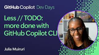 Less // TODO: more done with GitHub Copilot CLI
