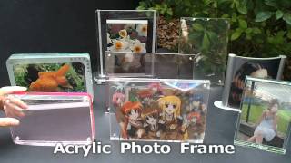 Acrylic Photo Frame with MP4 format